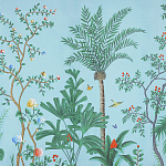 Обои ручная роспись Amazonia Duck Egg варинант исполнения - 3 | Loft Concept в Сочи