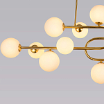 Люстра подвесная с белыми лампами в форме шара Flute варинант исполнения - 3 | Loft Concept в Сочи