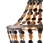 Люстра каплевидной формы с подвесками в виде декоративных бусин Flat Beads варинант исполнения - 1 | Loft Concept в Сочи