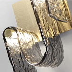 Бра волнистой формы из фактурного стекла Wave варинант исполнения - 4 | Loft Concept в Сочи