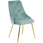 Стул в мятной велюровой обивке Ward Mint Velour Chair варинант исполнения - 1 | Loft Concept в Сочи