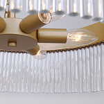 Люстра подвесная круглая со стеклянными трубками Nembus варинант исполнения - 3 | Loft Concept в Сочи