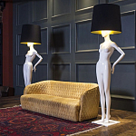 Лампа MANNEQUIN LAMP с абажуром созерцание силуэта варинант исполнения - 4 | Loft Concept в Сочи