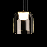 Подвесной светильник с цилиндрическим прозрачным стеклянным плафоном Grada Light варинант исполнения - 5 | Loft Concept в Сочи