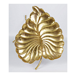 Столик приставной с столешницей Тропический лист Tropical Forest gold варинант исполнения - 4 | Loft Concept в Сочи