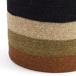 Плетеная корзина в полоску Iweala Wicker Basket варинант исполнения - 2 | Loft Concept в Сочи