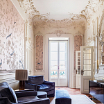 Обои ручная роспись Earlham Almost Mauve варинант исполнения - 2 | Loft Concept в Сочи