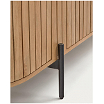 Буфет высокий из дерева манго и металла с открытыми полками и 2-мя дверцами Toinette варинант исполнения - 4 | Loft Concept в Сочи