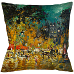 Подушка декоративная Париж Impressionism in Art варинант исполнения - 1 | Loft Concept в Сочи