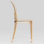 Прозрачный стул с янтарным оттенком LOUIS GHOST CHAIR варинант исполнения - 2 | Loft Concept в Сочи