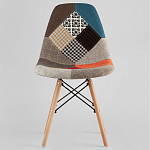 Стул с обивкой в технике пэчворк DSW варинант исполнения - 2 | Loft Concept в Сочи