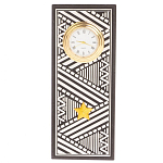 Часы подарочные настольные в виде погона Генерала из натурального камня Змеевик Silver Military Clock варинант исполнения - 10 | Loft Concept в Сочи