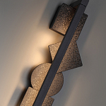 Бра вертикальное с черными кругами и квадратами Gravyura варинант исполнения - 2 | Loft Concept в Сочи