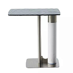 Дизайнерский журнальный стол с прямоугольной рельефной столешницей Nord варинант исполнения - 1 | Loft Concept в Сочи