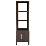 Этажерка Primo с тумбой шпон темный орех варинант исполнения - 1 | Loft Concept в Сочи