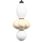 Подвесной светильник фигурный с керамическими элементами Light Fragrant варинант исполнения - 4 | Loft Concept в Сочи