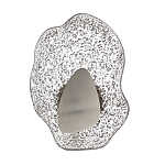 Бра с рельефным волнообразным стеклянным плафоном и вставкой из мрамора Liquid Stone варинант исполнения - 6 | Loft Concept в Сочи