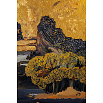 Кофейный стол с японским пейзажем Bohemia coffee table  варинант исполнения - 6 | Loft Concept в Сочи