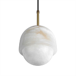 Подвесной светильник из белого алебастра Cryptocrystalline Stone варинант исполнения - 7 | Loft Concept в Сочи