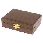 Визитница карманная металлическая с гравюрой Герба России в подарочной коробке Gold Metal Business Card Holders варинант исполнения - 4 | Loft Concept в Сочи