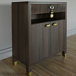 Комод Elsa Dreams Walnut Двухстворчатый  варинант исполнения - 3 | Loft Concept в Сочи