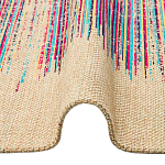 Ковер с геометрическим узором из комбинированного состава Full rhythm варинант исполнения - 2 | Loft Concept в Сочи