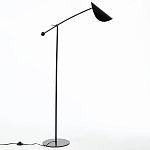 Торшер с поворотным плафоном Aracea Black Floor Lamp варинант исполнения - 13 | Loft Concept в Сочи