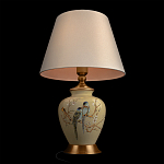 Настольная лампа бежевая с изображением птиц Slip Away варинант исполнения - 4 | Loft Concept в Сочи