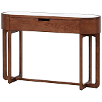 Консоль деревянная с мраморной столешницей Gote Marble Console варинант исполнения - 1 | Loft Concept в Сочи