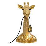 Настольная лампа в детскую Жираф в золотом костюме варинант исполнения - 2 | Loft Concept в Сочи