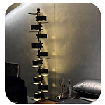 Торшер с каркасом из множества полок Links варинант исполнения - 1 | Loft Concept в Сочи