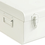 Металлический сундук Metal Chest White варинант исполнения - 3 | Loft Concept в Сочи