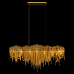 Люстра подвесная с металлическими дугами и длинными цепочками 115 см Atlantis Chain варинант исполнения - 5 | Loft Concept в Сочи