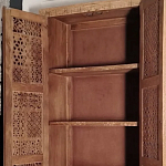 Этнический шкаф с орнаментом резьба из дерева Indian Antique Furniture варинант исполнения - 2 | Loft Concept в Сочи