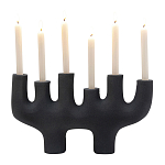 Подсвечник алюминиевый черный Ember варинант исполнения - 1 | Loft Concept в Сочи