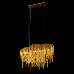 Люстра подвесная с металлическими цепочками и изогнутыми металлическими дугами 72 см Atlantis Chain варинант исполнения - 15 | Loft Concept в Сочи