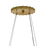 Люстра овальная в сочетании черного и золотого цвета Mesh Lighting варинант исполнения - 5 | Loft Concept в Сочи