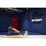 Дизайнерское кресло на металлическом каркасе с подставкой для ног Poltronova Mies Armchair варинант исполнения - 11 | Loft Concept в Сочи