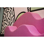 Дизайнерский модульный диван волнистой формы с цветным принтом Poltronova Superonda Sofa варинант исполнения - 11 | Loft Concept в Сочи