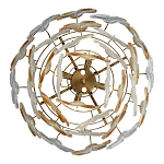 Люстра конусообразная с цветочными мотивами Light Floral Glow варинант исполнения - 6 | Loft Concept в Сочи