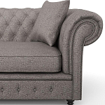 Мебельная ткань Шенилл серый цвет 138 см T4-32 варинант исполнения - 12 | Loft Concept в Сочи