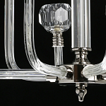 Люстра с 8-ю лампами и гранеными стеклянными плафонами Prism Gala варинант исполнения - 10 | Loft Concept в Сочи