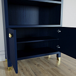 Книжный Стеллаж Elsa Dreams Blue с задней стенкой варинант исполнения - 3 | Loft Concept в Сочи