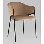 Стул Brace велюр капучино варинант исполнения - 1 | Loft Concept в Сочи