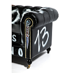 Диван Честерфильд граффити graffiti Orange Sofa натуральная кожа варинант исполнения - 10 | Loft Concept в Сочи