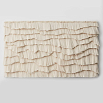 Светло-Бежевое Панно из нитей White Landscape Wall Hanging варинант исполнения - 4 | Loft Concept в Сочи