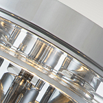 Потолочный светильник для ванных комнат с круглым стеклянным плафоном и тремя лампами Quoizel варинант исполнения - 8 | Loft Concept в Сочи