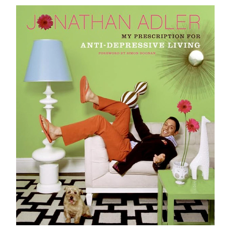 Коллекционный Арт-альбом  My Prescription for Anti-Depressive Living by Jonathan Adler 2005 Букинистика  в Сочи | Loft Concept 