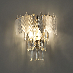 Бра Feather c Рельефным Стеклом варинант исполнения - 3 | Loft Concept в Сочи