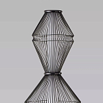 Торшер светодиодный с плетеным металлическим каркасом Metal Interweaving варинант исполнения - 3 | Loft Concept в Сочи